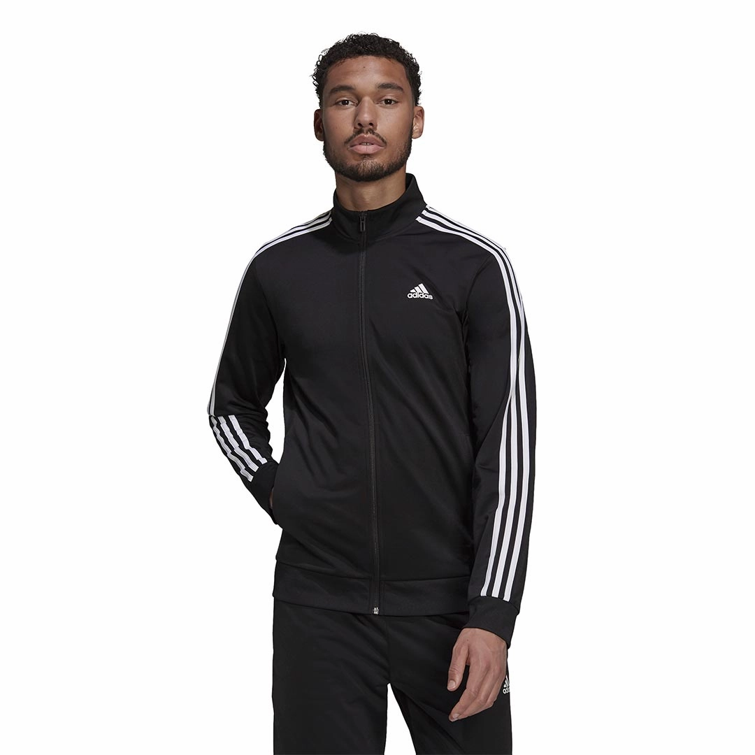 adidas - Men's Essentials Warmup 3 Stripes Track Jacket (H46099)