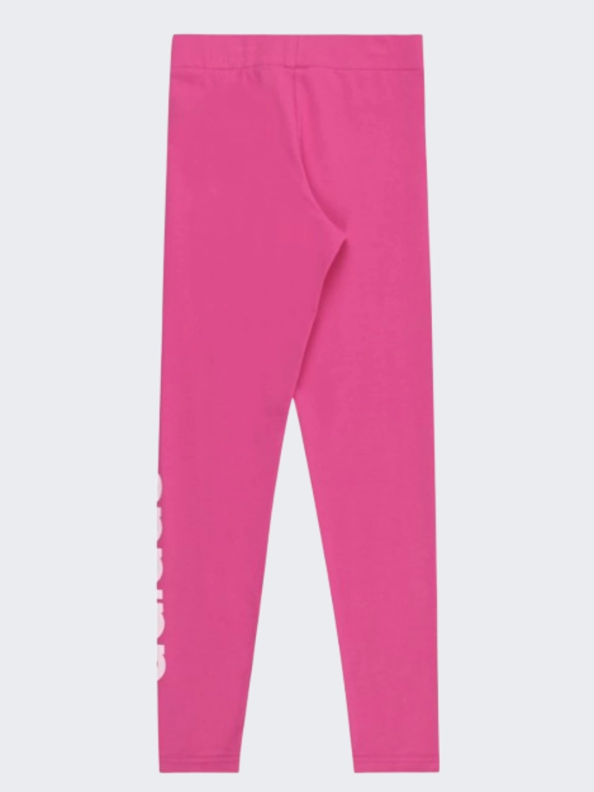 Adidas Essentials Linear Kids Girls Sportswear Tight Fuschia/Pink