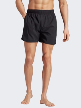 Adidas Solid Clx Men Swim Swim Short Black/Lucid Lemon