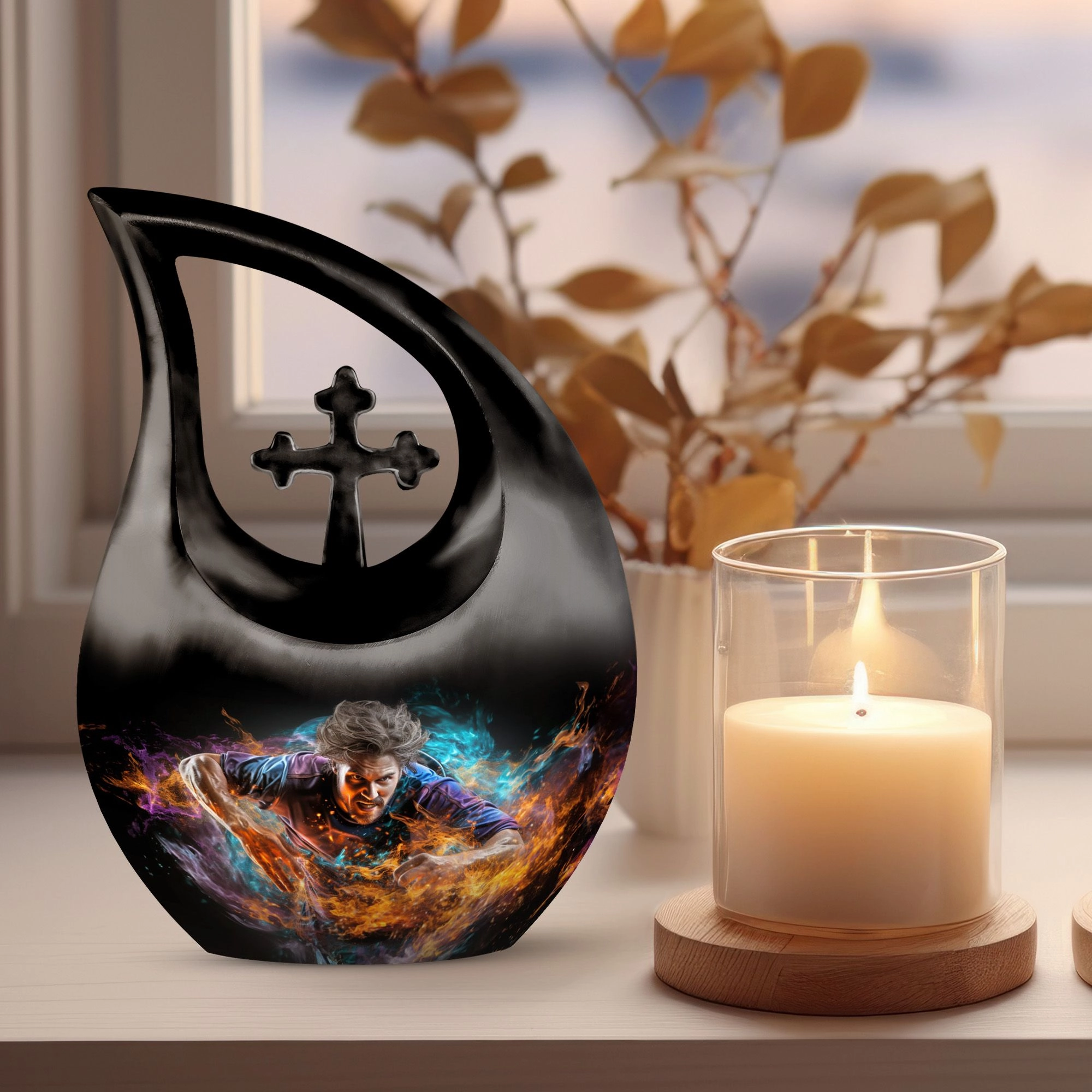 Affordable Memorial Football Urn Homage to Sports Enthusiasts