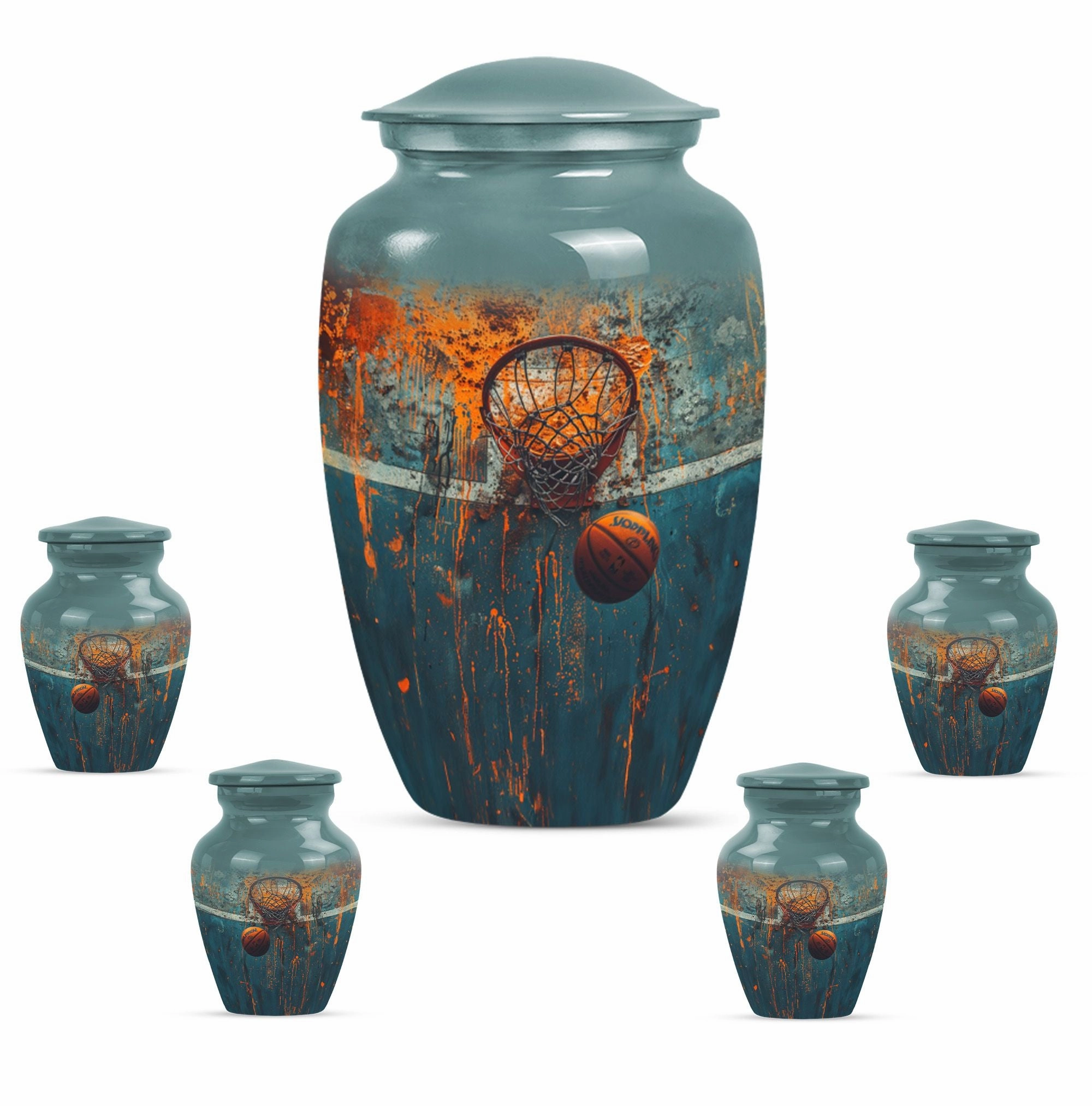 Basketball Urn Cremation Container for Honouring Passions