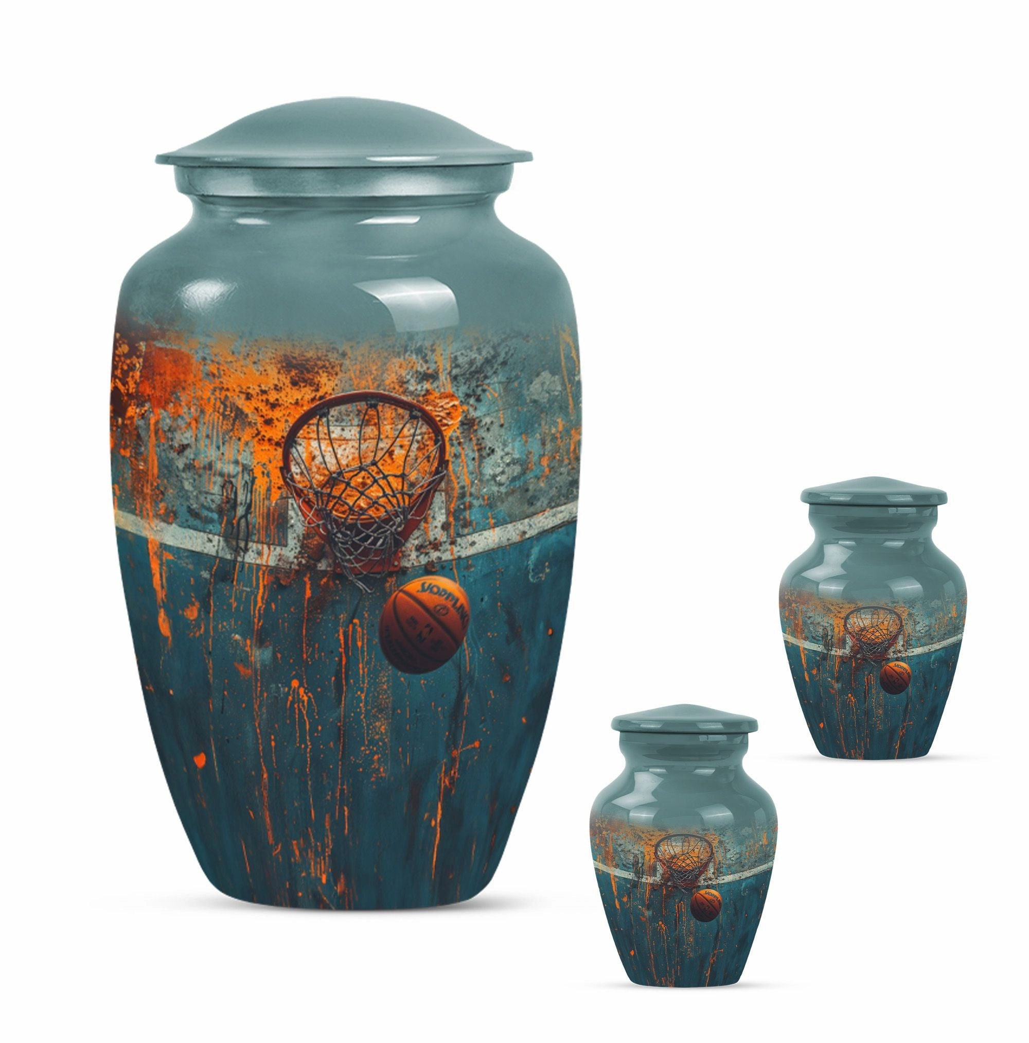 Basketball Urn Cremation Container for Honouring Passions