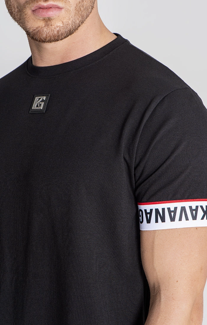 Black Track Tee