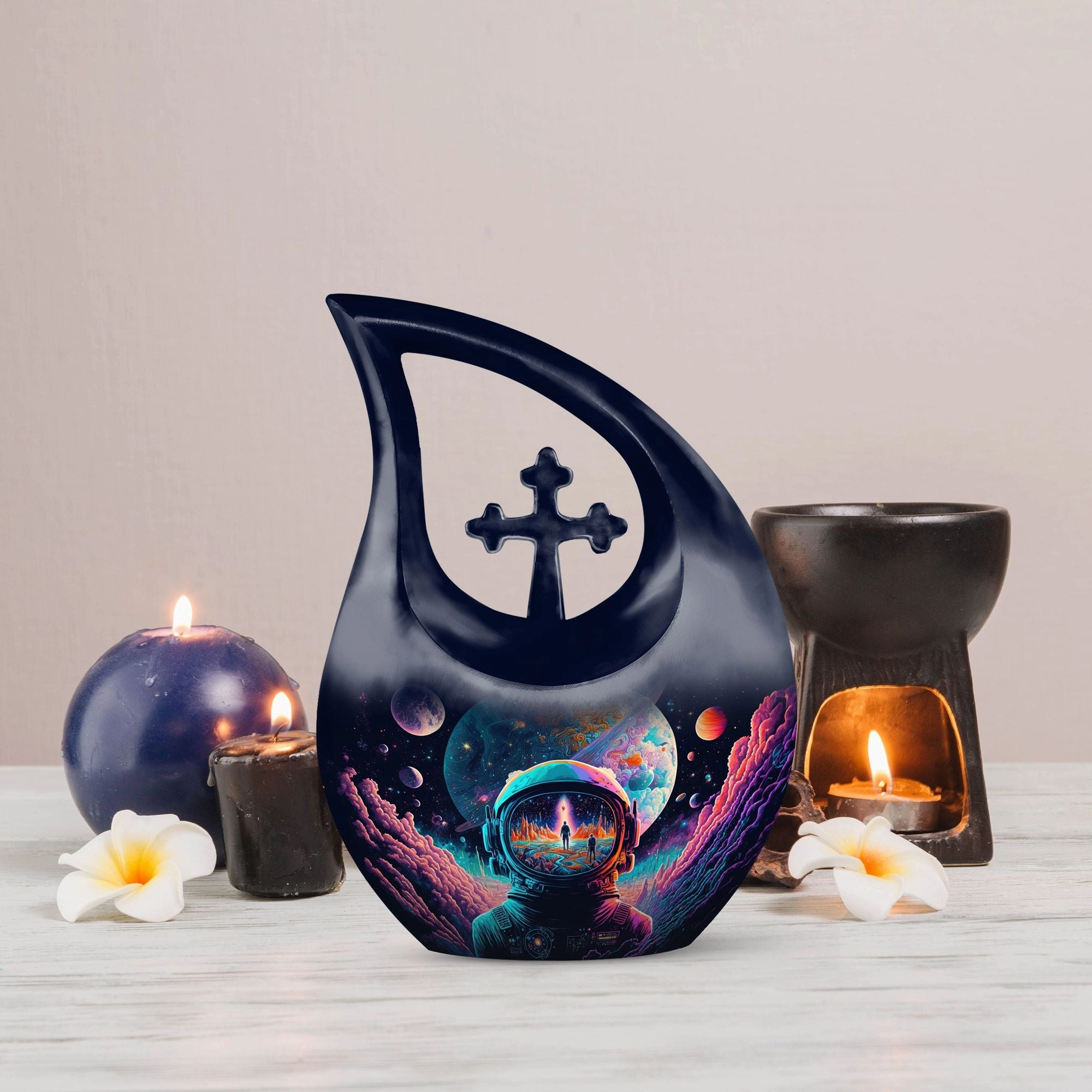 Commemorative Urn - Remembrance, Unique Memorial Urn for Human