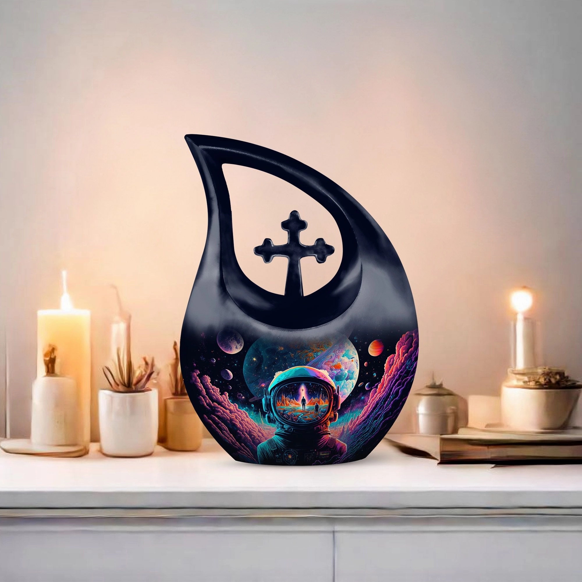 Commemorative Urn - Remembrance, Unique Memorial Urn for Human