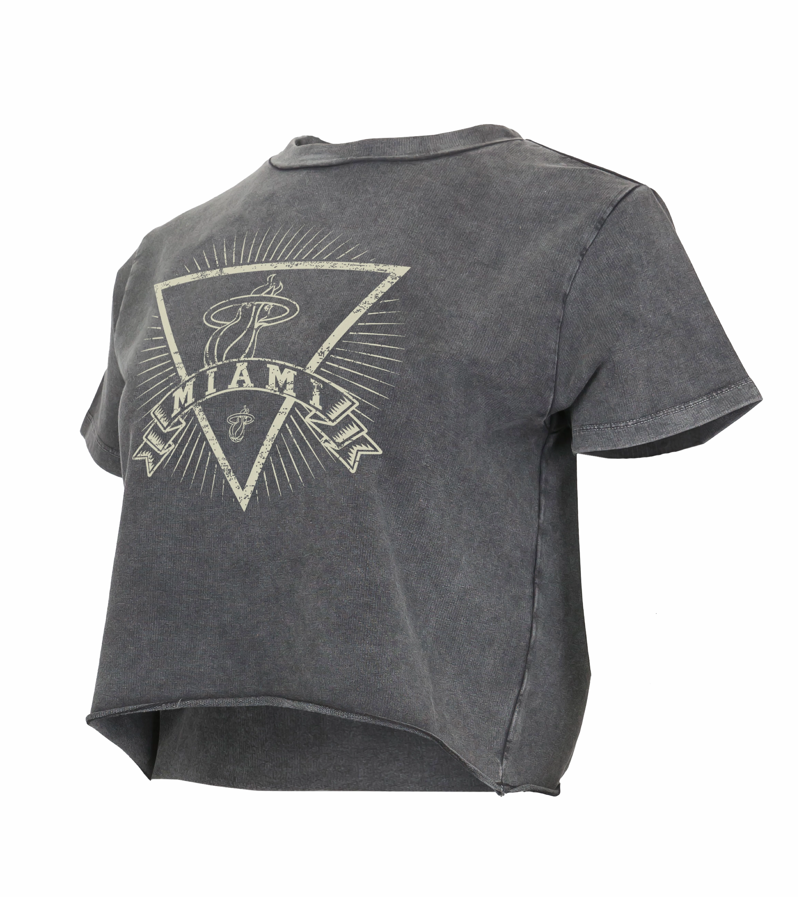 Concepts Sports Miami HEAT Grey Women's Crop Top
