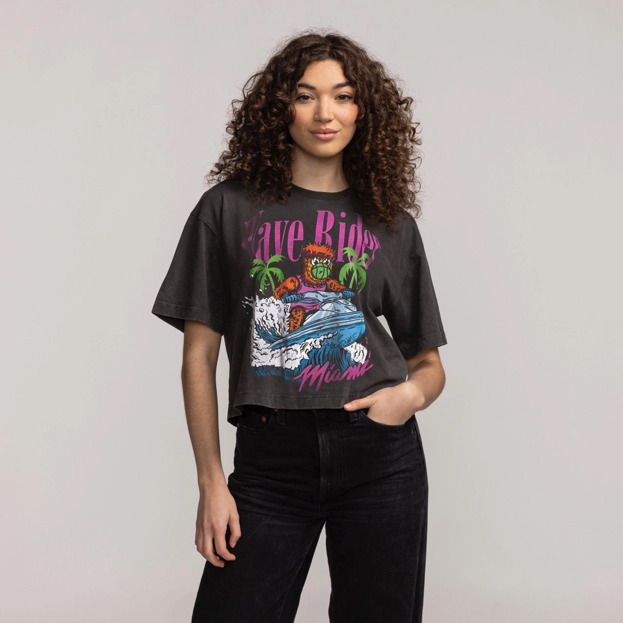 Court Culture Wave Rider Boxy Crop Tee