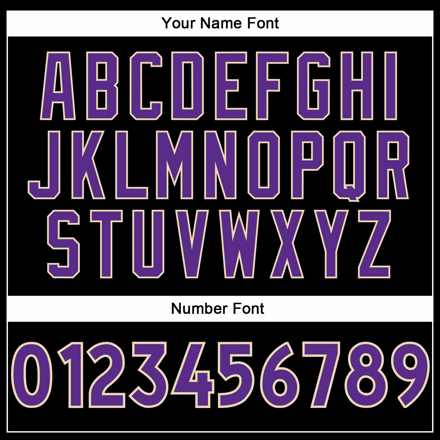 Custom Black Purple-Cream Authentic Baseball Jersey