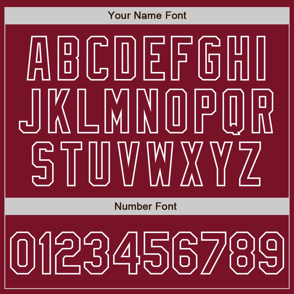 Custom Crimson White Authentic Raglan Sleeves Baseball Jersey