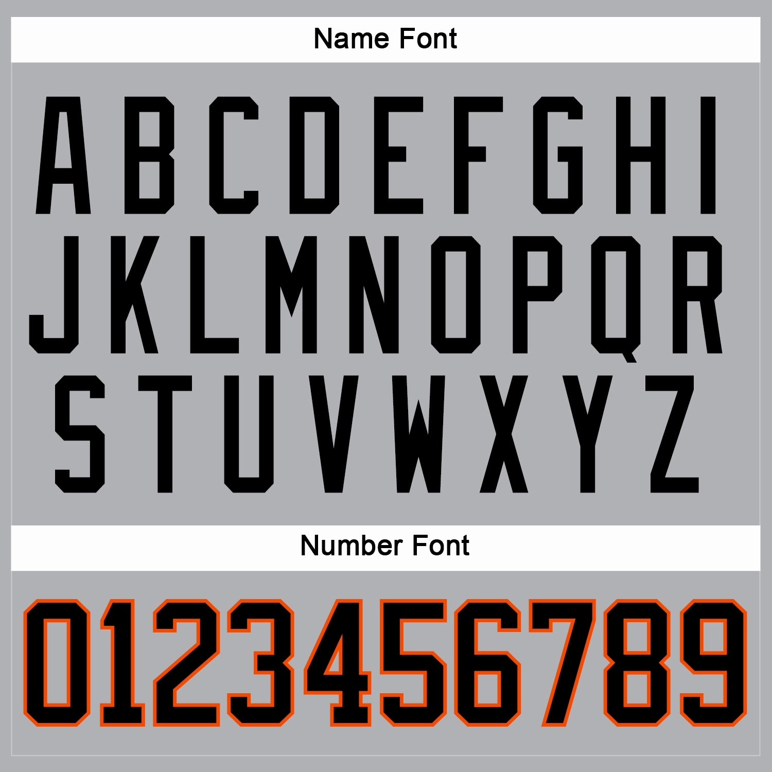 Custom Gray Black-Orange Hockey Jersey