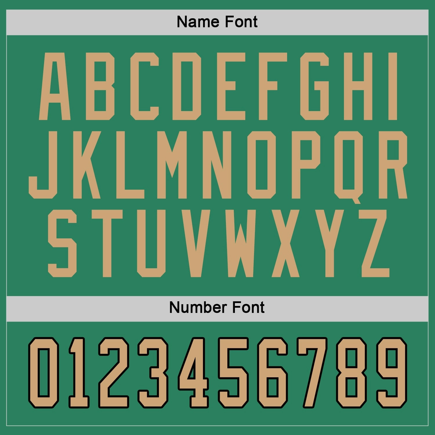 Custom Kelly Green Old Gold-Black Hockey Jersey