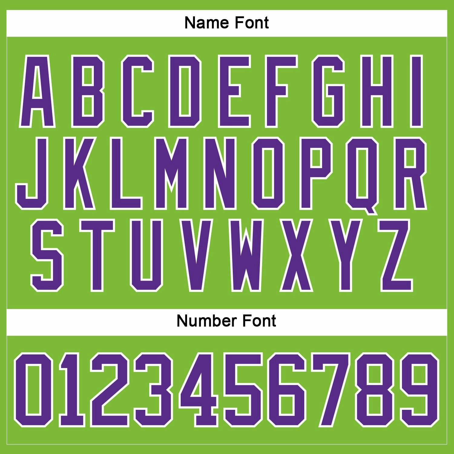 Custom Neon Green Purple-White Hockey Jersey