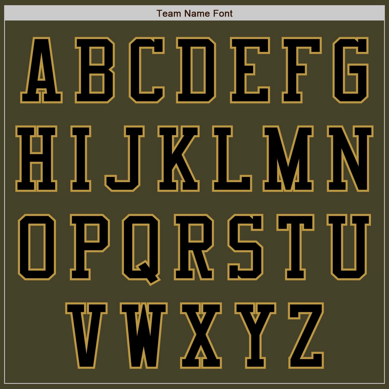 Custom Olive Black-Old Gold Authentic Salute To Service Baseball Jersey