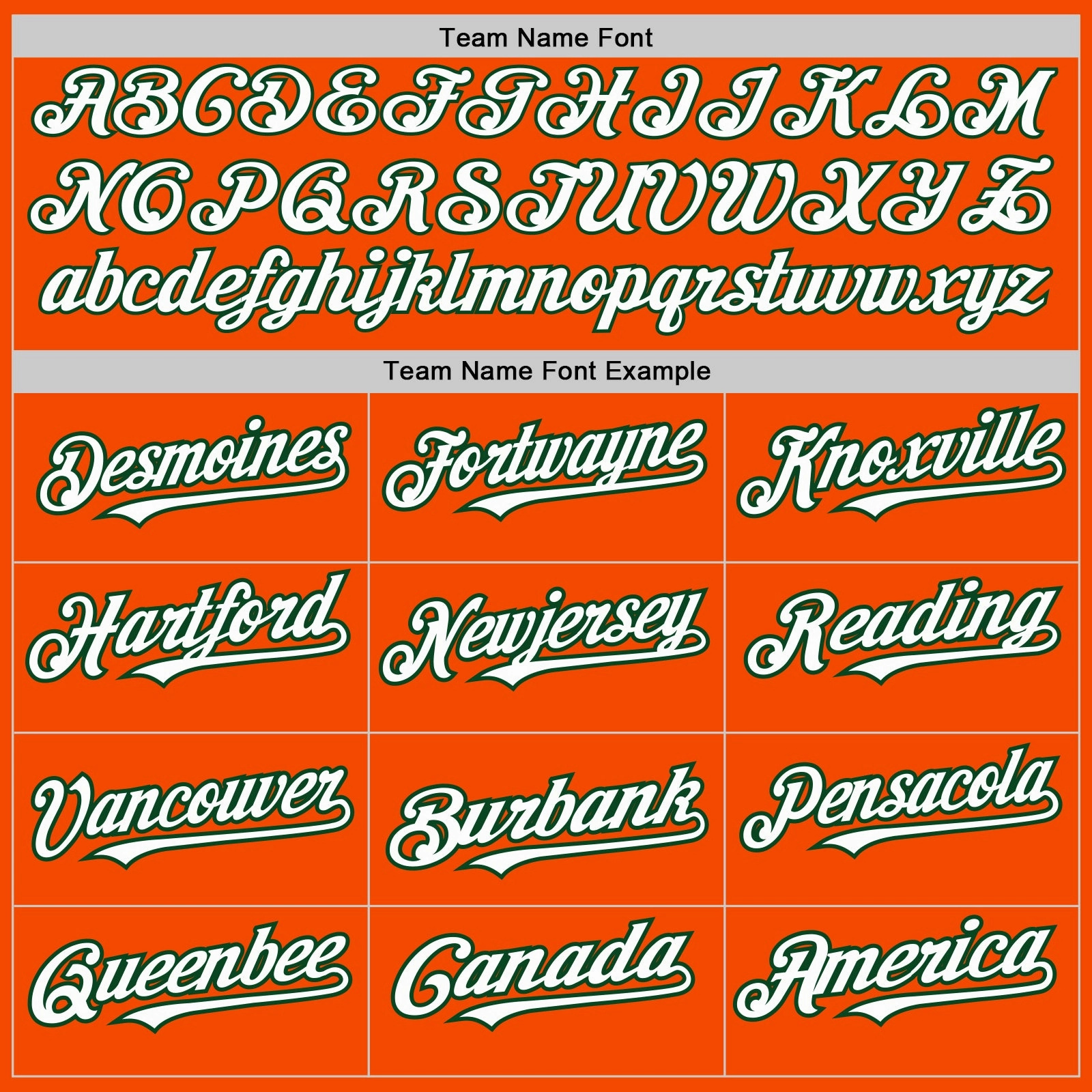 Custom Orange White-Green 3 Colors Arm Shapes Authentic Baseball Jersey
