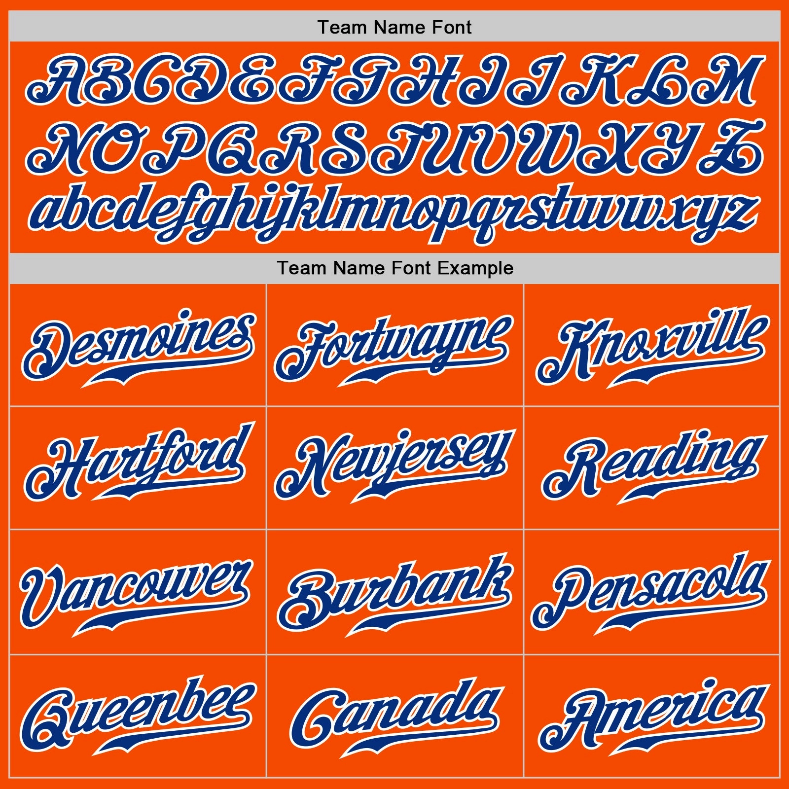 Custom Orange White Pinstripe Royal-White Authentic Baseball Jersey