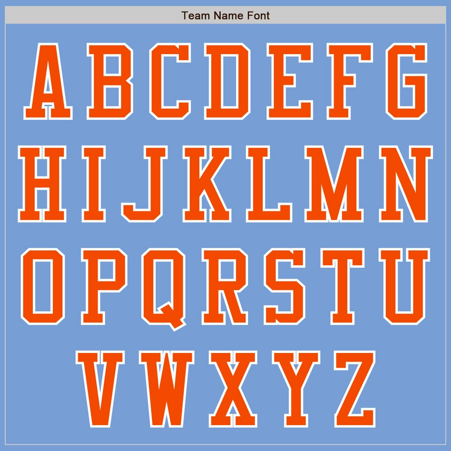 Custom Powder Blue Orange-White Authentic Baseball Jersey