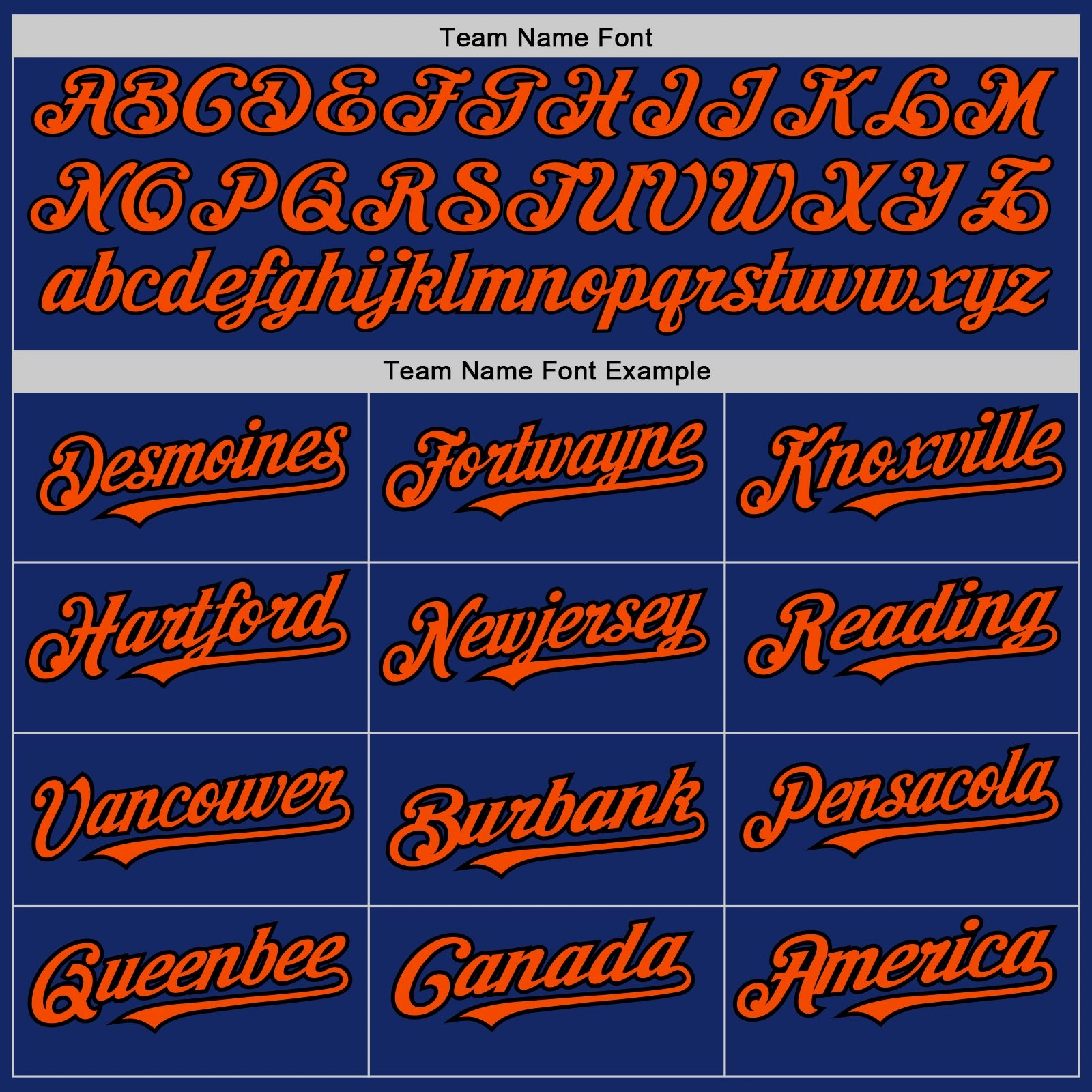 Custom Royal Black-Orange Pinstripe Authentic Split Fashion Baseball Jersey