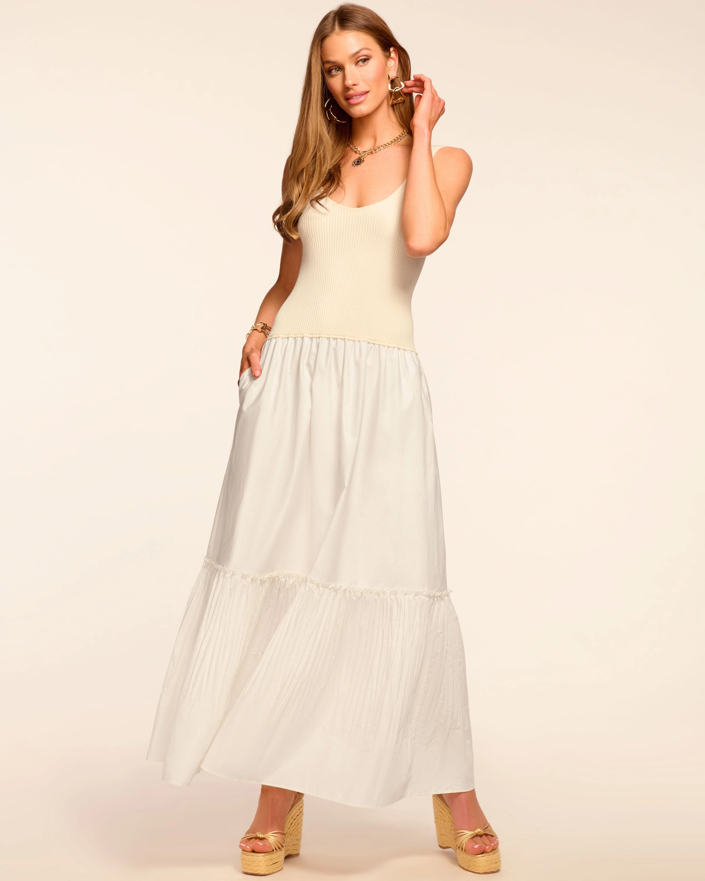 Dawson Drop Waist Sleeveless Maxi Dress