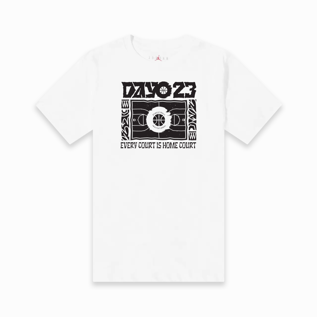 Dayo23 Court Tee - White