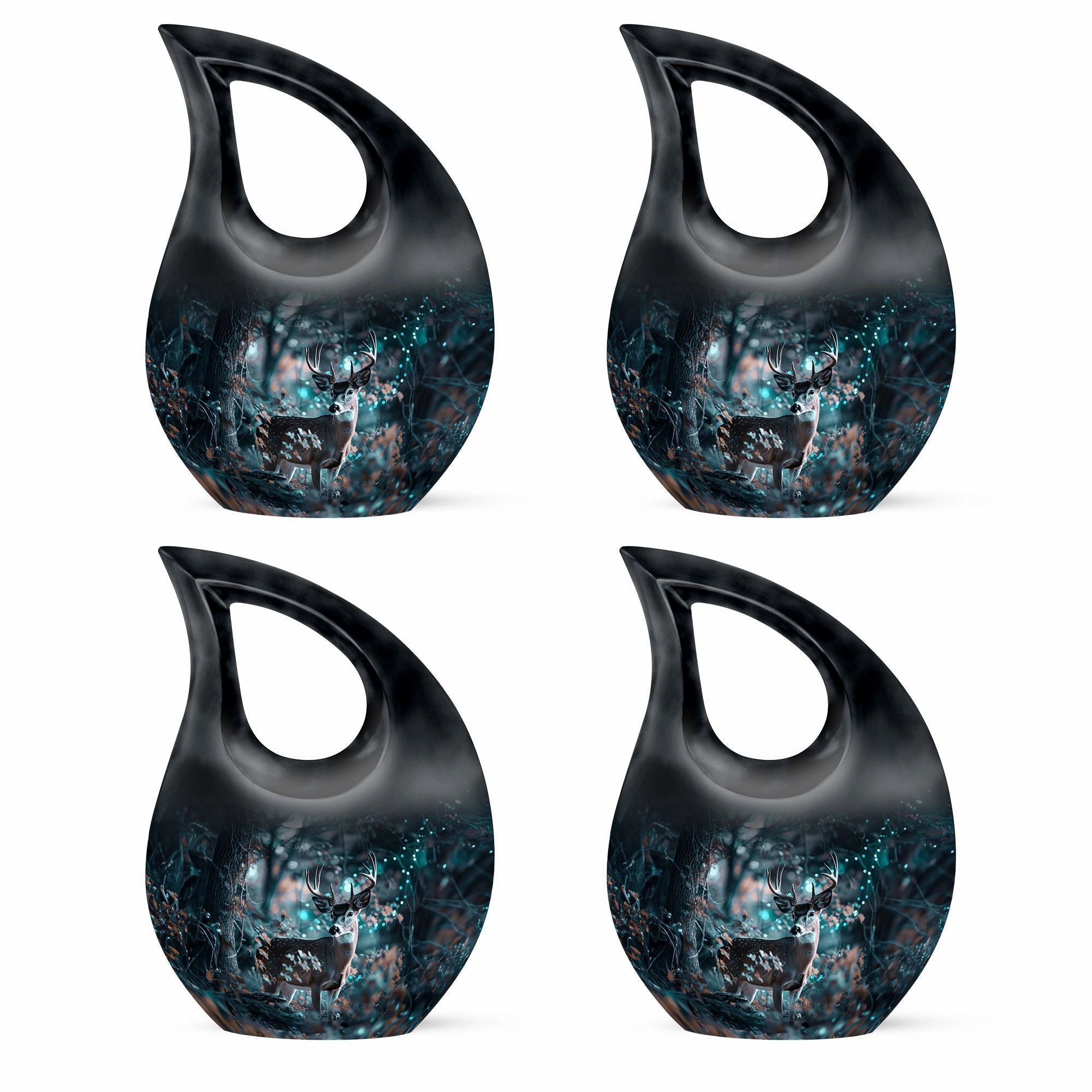Deer Cremation Urn: Small Cremation Urn For Human ashes