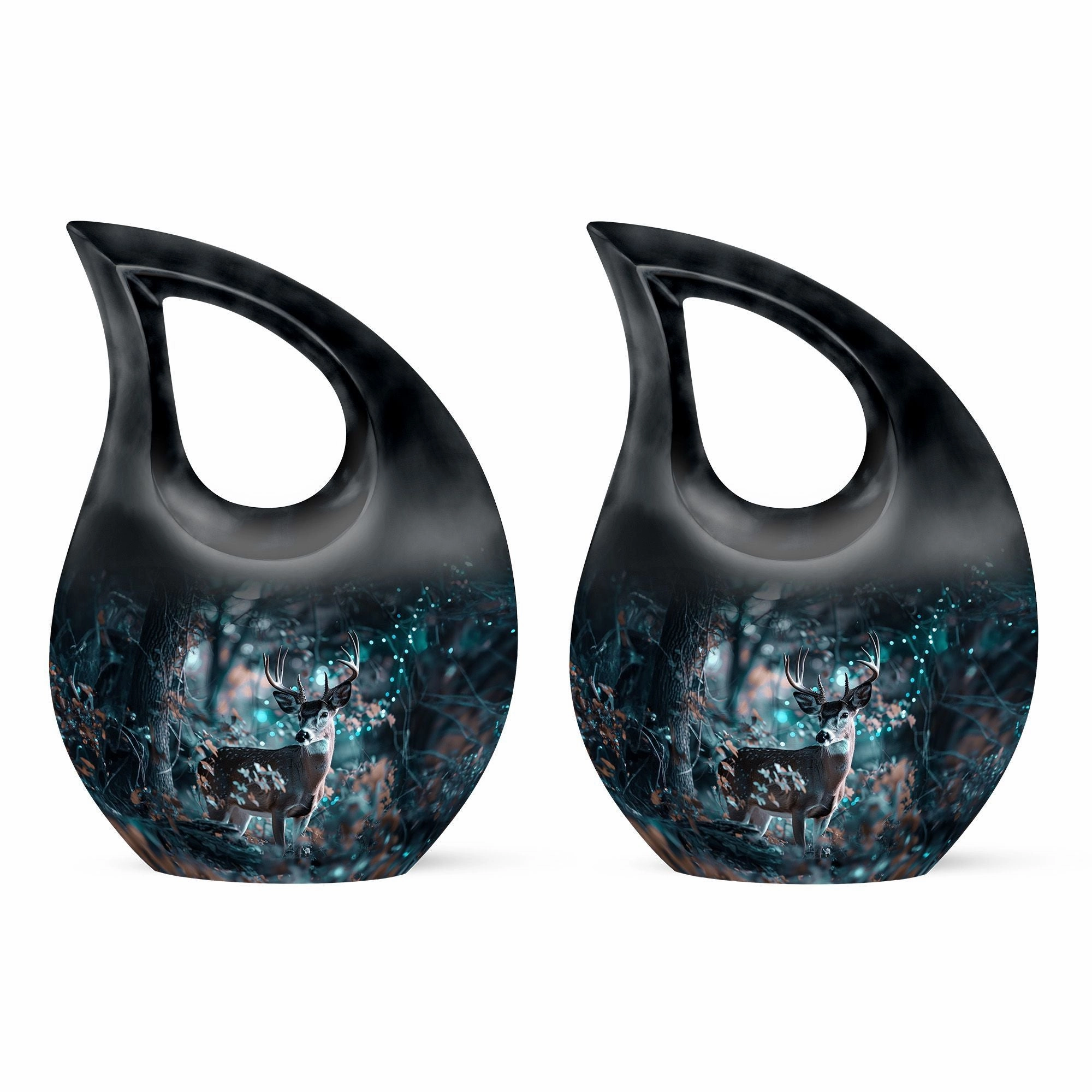 Deer Cremation Urn: Small Cremation Urn For Human ashes