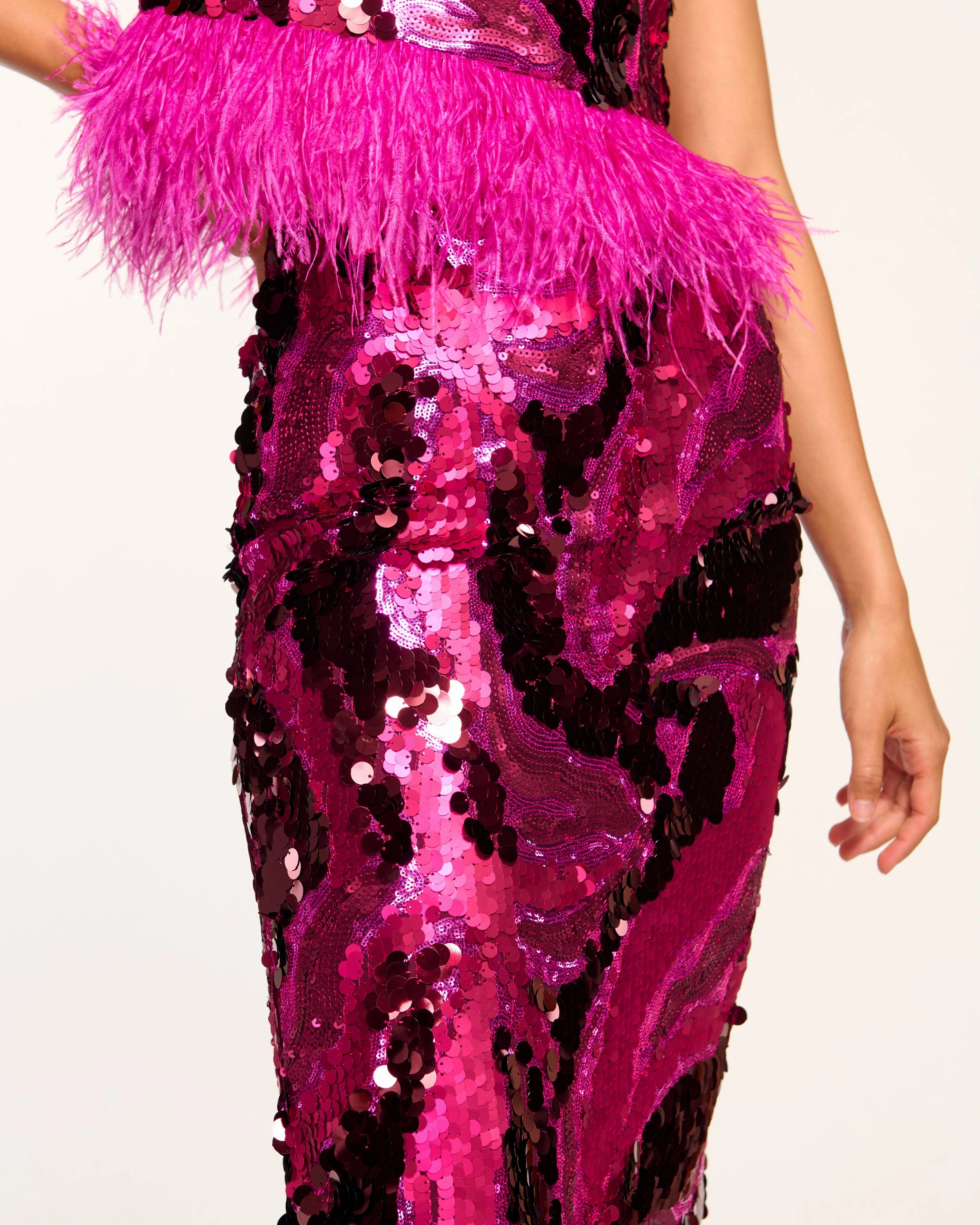 Donnelly Sequin Midi Skirt