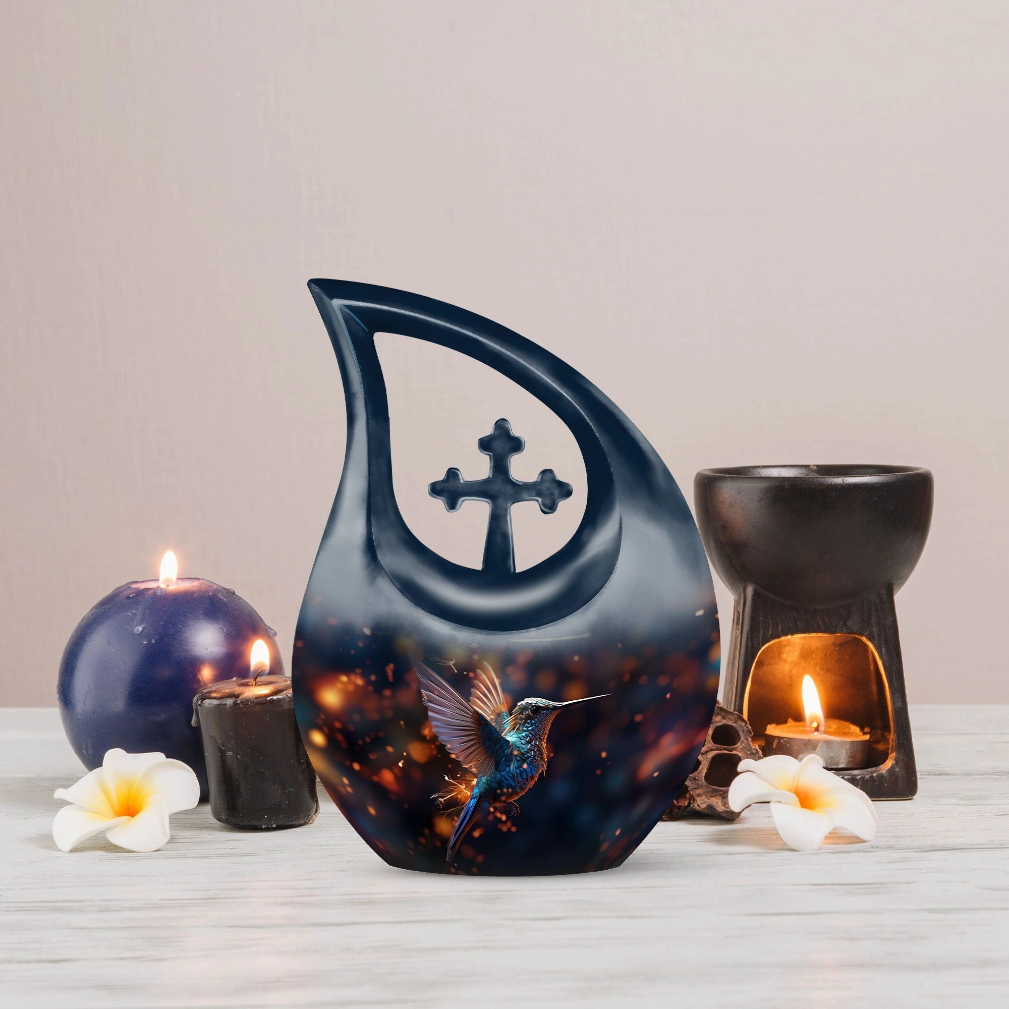 Eternal Peace Humming Birds Urn - Memorable Keepsake For Cherishing Lost Loved Ones