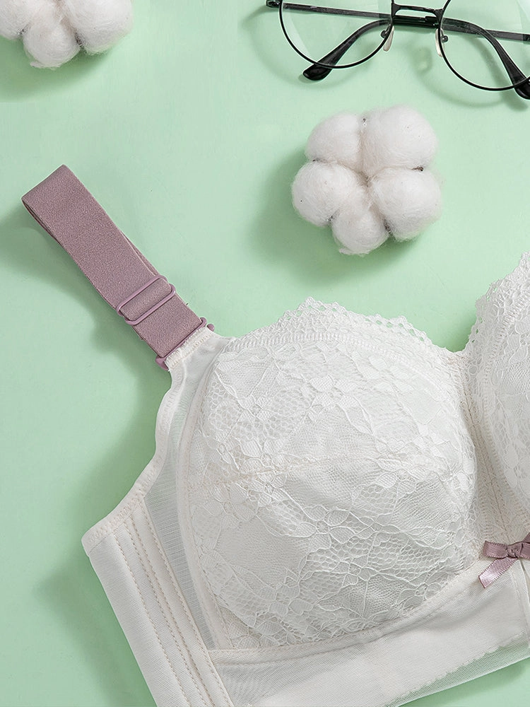 Full Coverage Lace Wireless Thin Bra