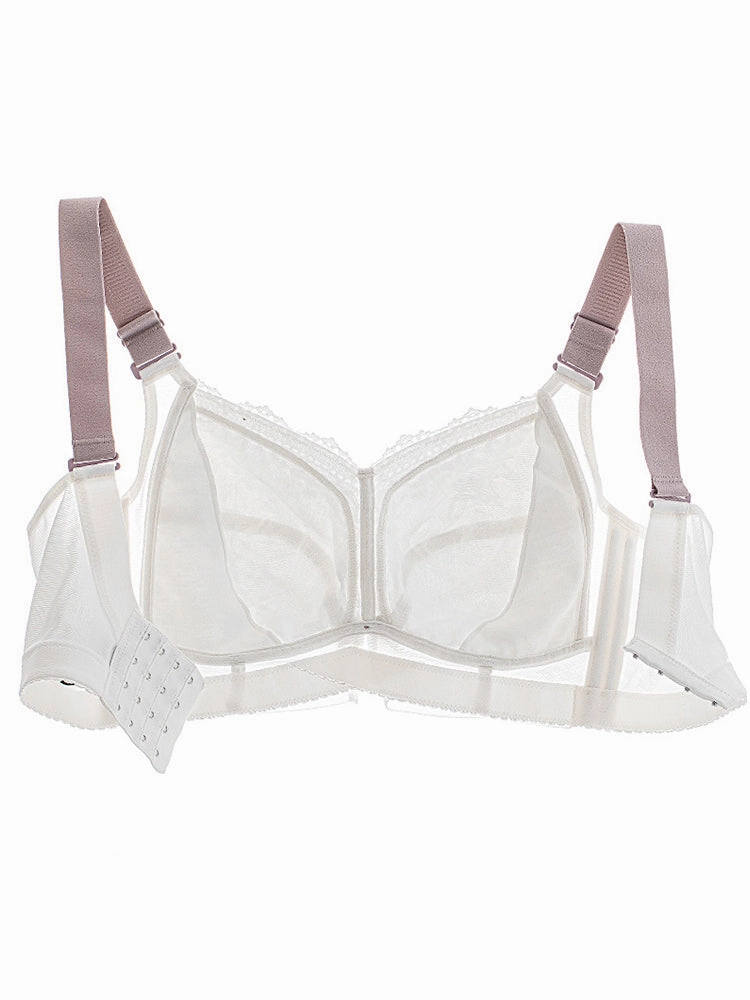 Full Coverage Lace Wireless Thin Bra
