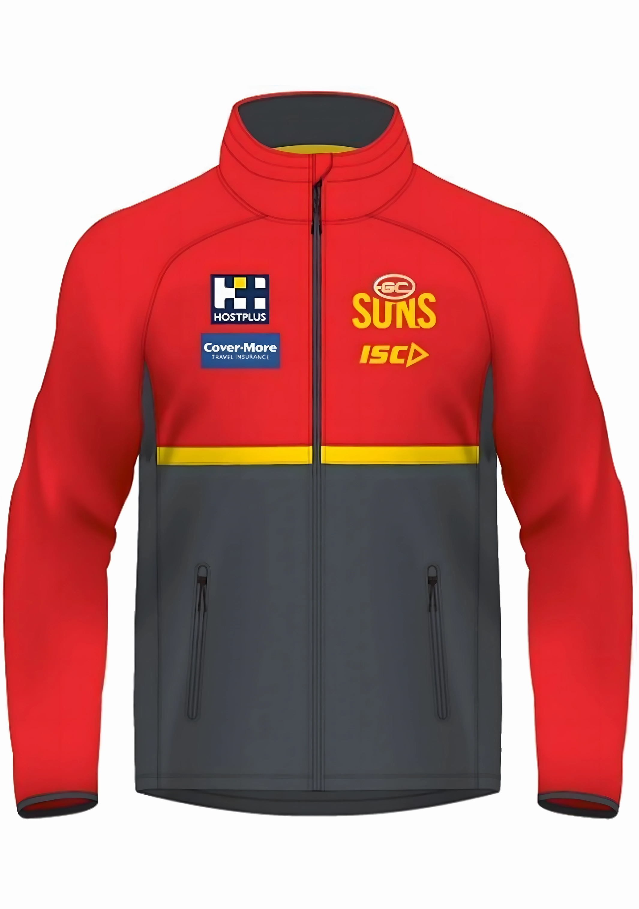 ISC Womens Gold Coast Suns Wet Weather Jacket <BR> GS20JKT02L