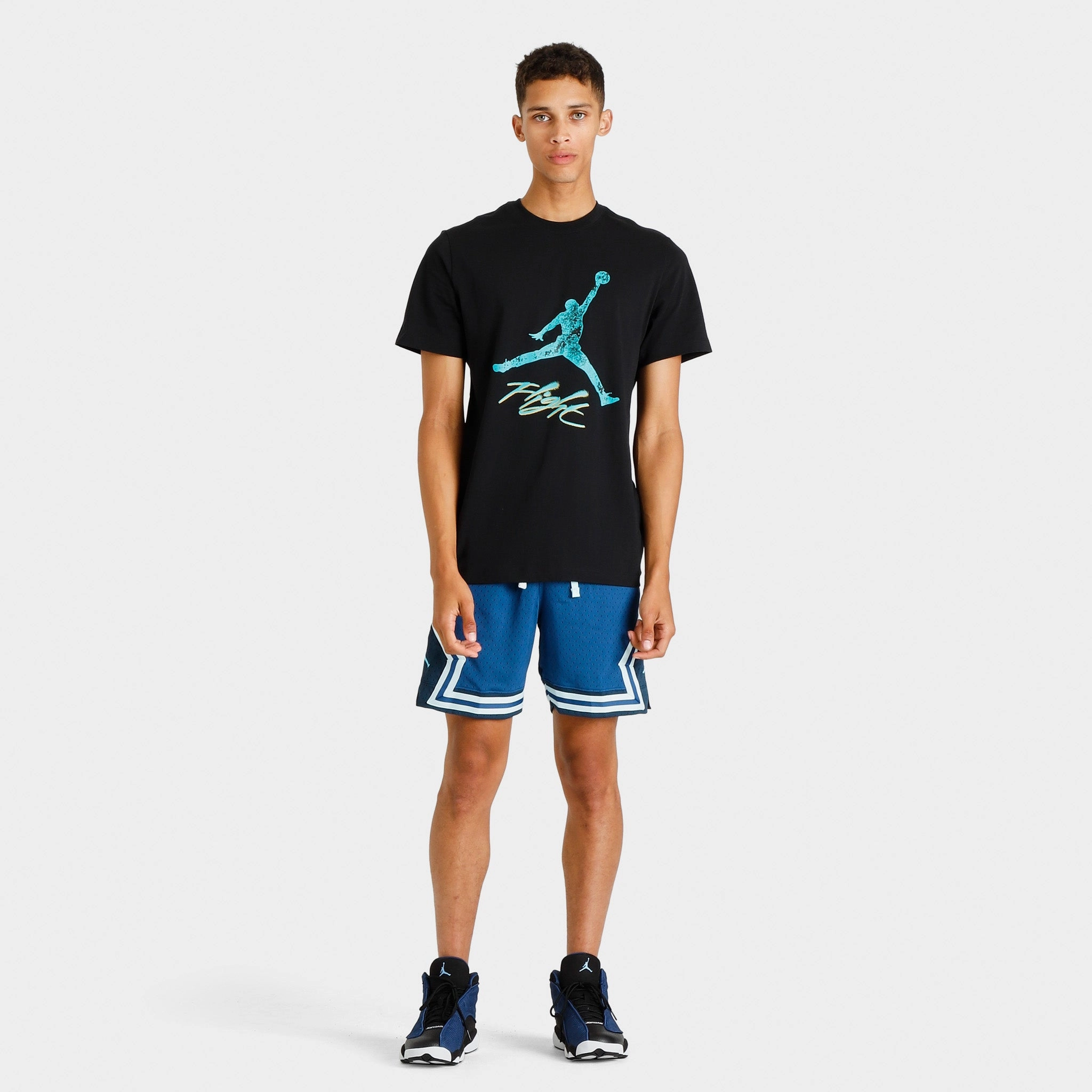 Jordan Essentials Jumpman T-shirt Black / New Emerald - Taxi