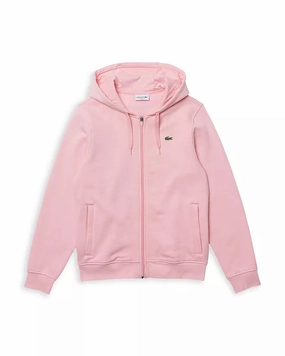 Lacoste Kangaroo Pocket Fleece Hoodie - PINK