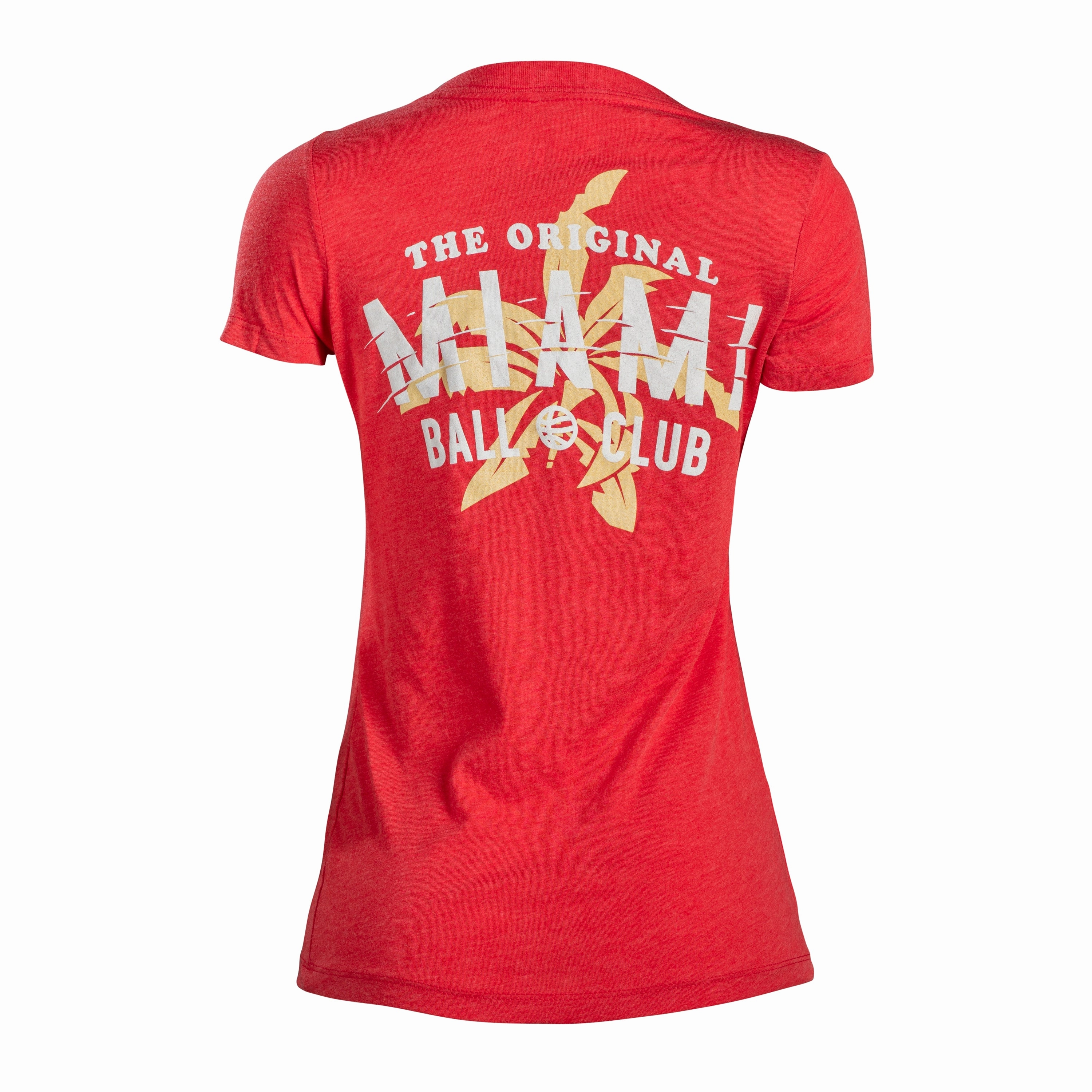 Ladies Miami Ball Club V-Neck Tee