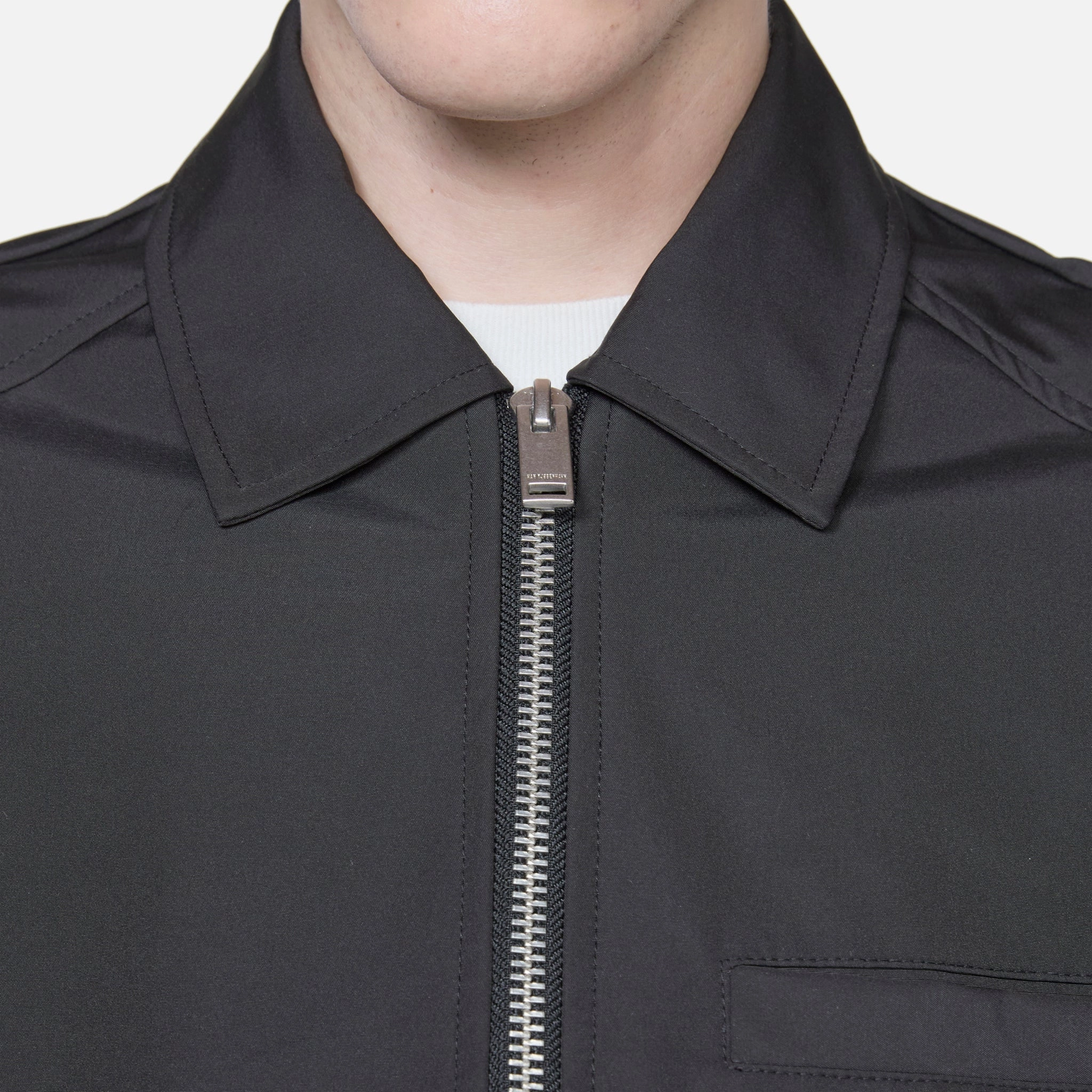 Layered Boxy Jacket Black