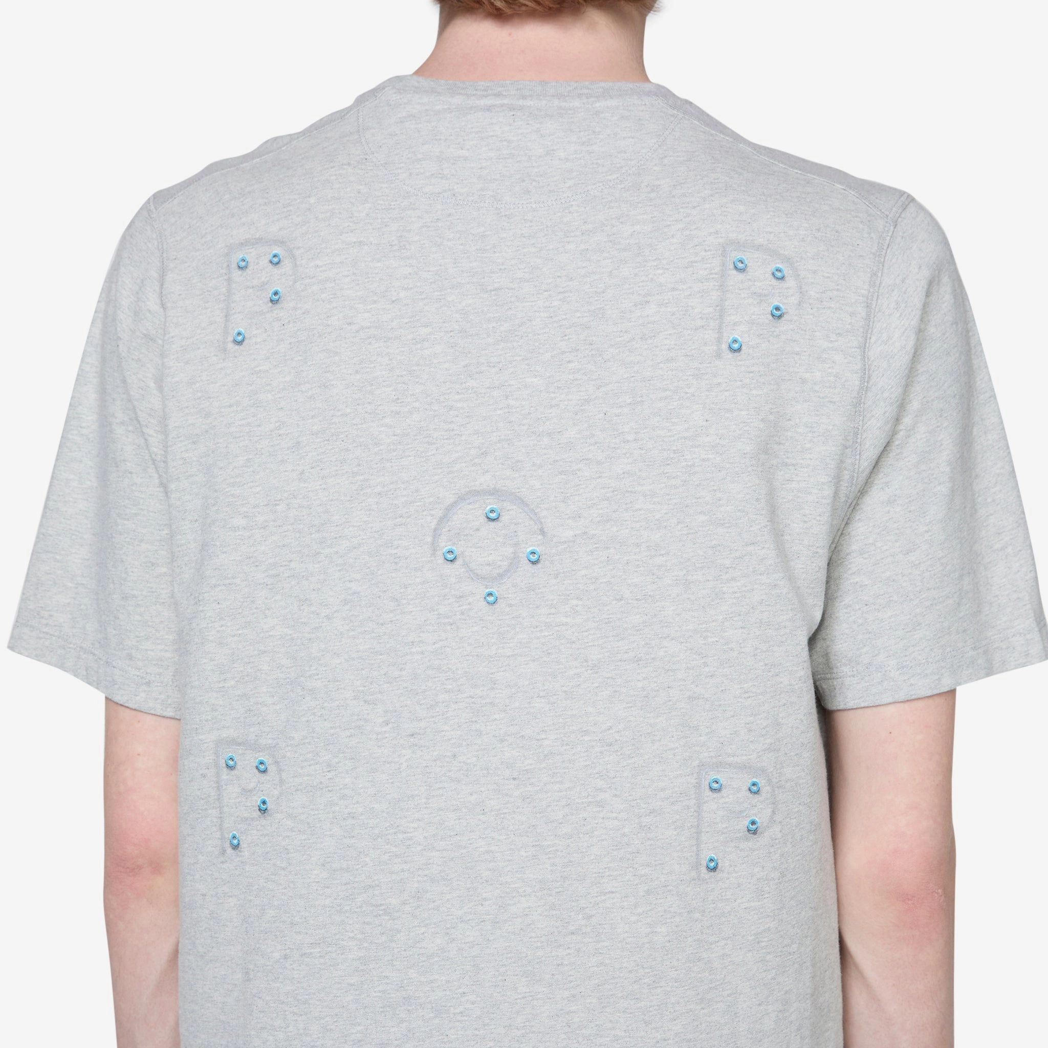 Mees Letters Logo T-Shirt Grey Heather