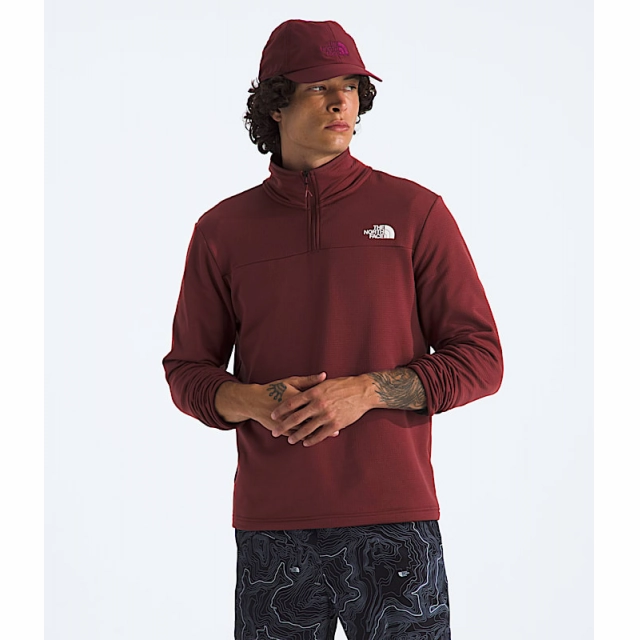 Men's Cedar Trail Grid Fleece ¼ Zip
