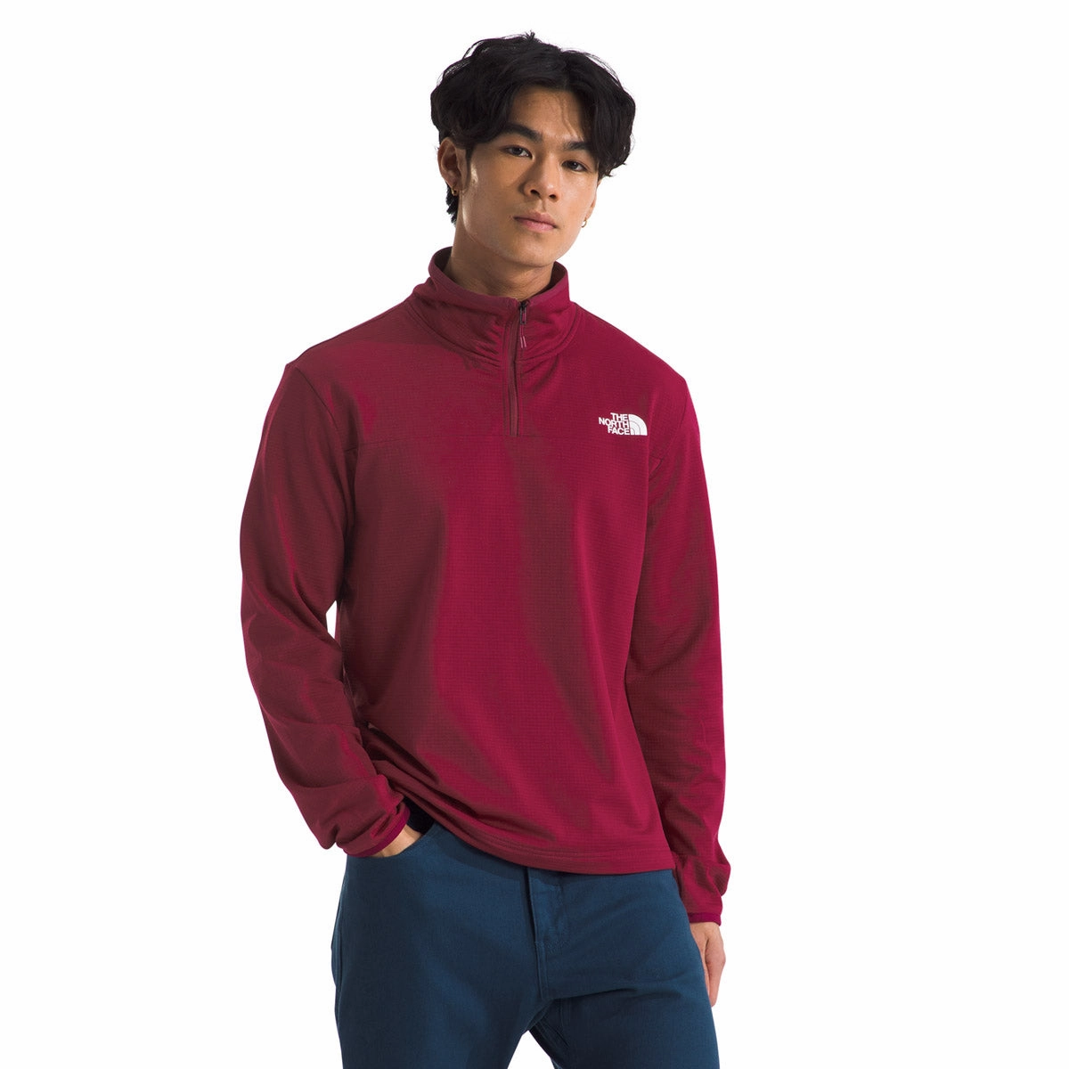 Men's Cedar Trail Grid Fleece ¼ Zip