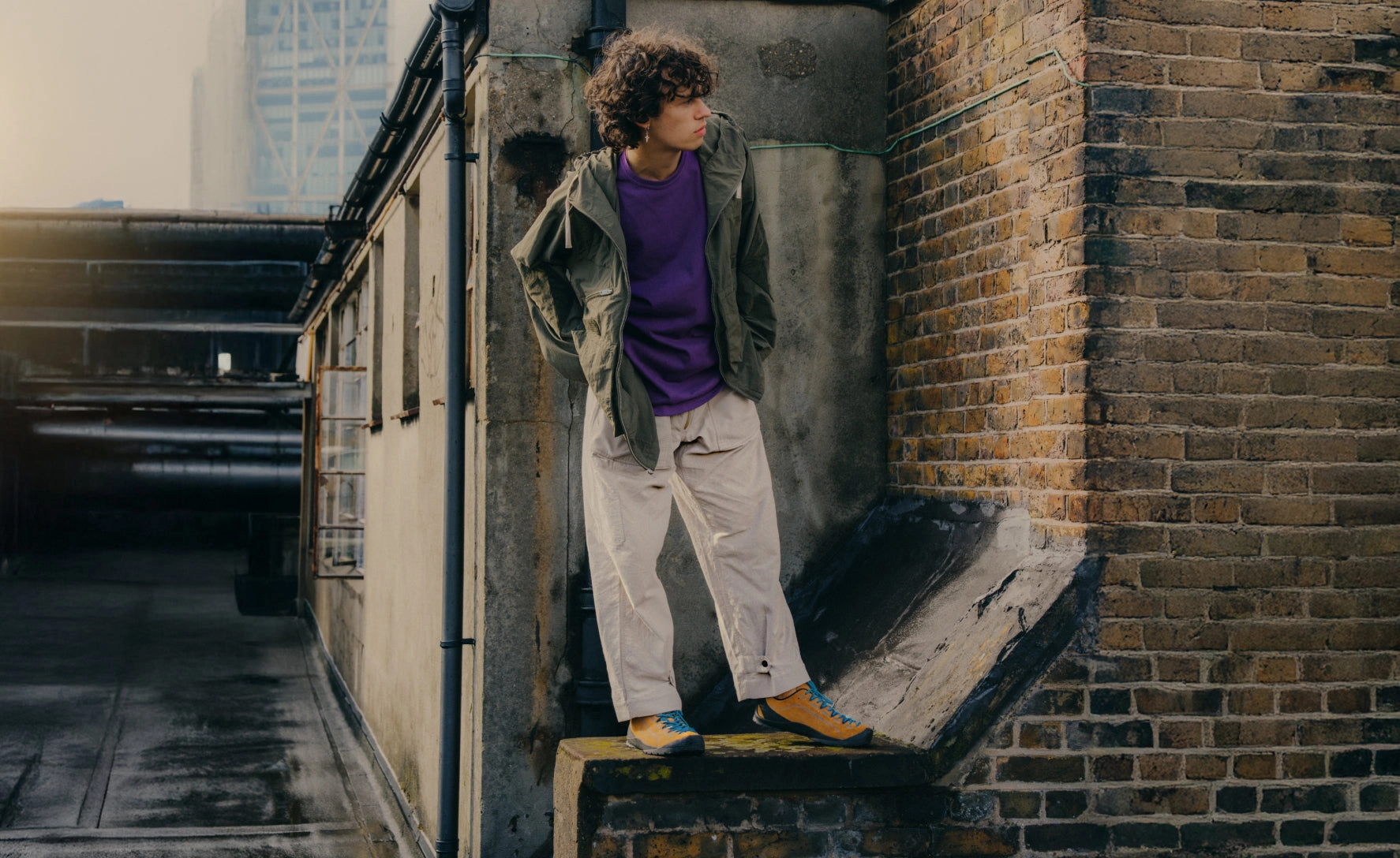 Men's Jasper Sneaker  |  Steel Grey/Bright Aqua