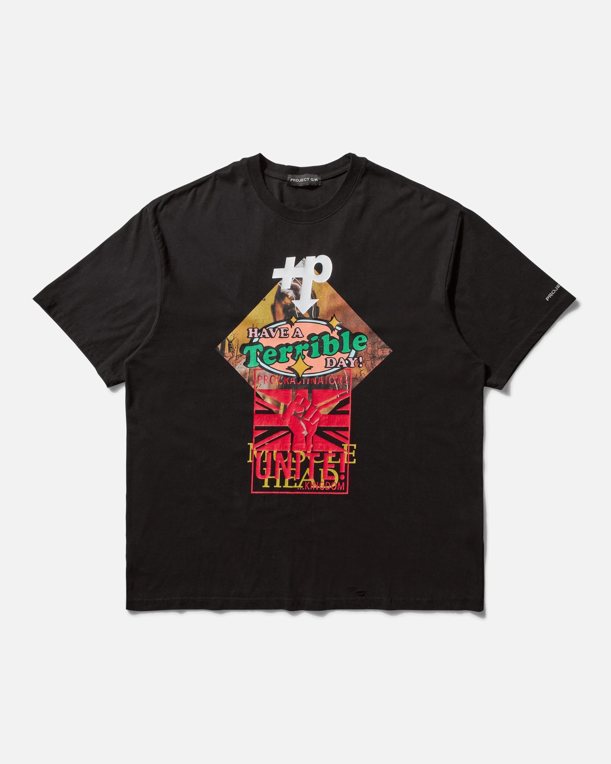 Men's Muscle Head T-Shirt Washed Black