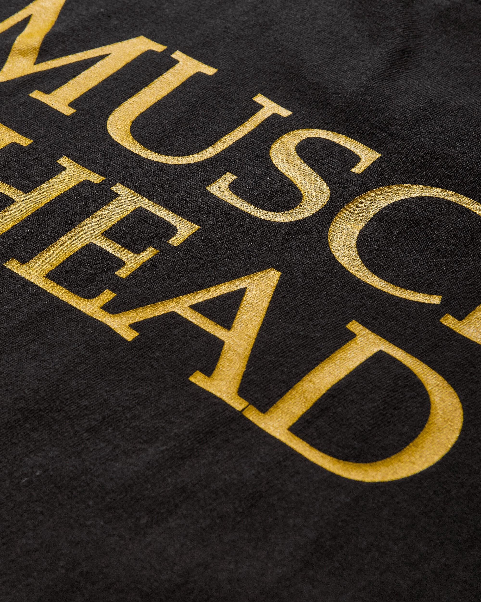 Men's Muscle Head T-Shirt Washed Black