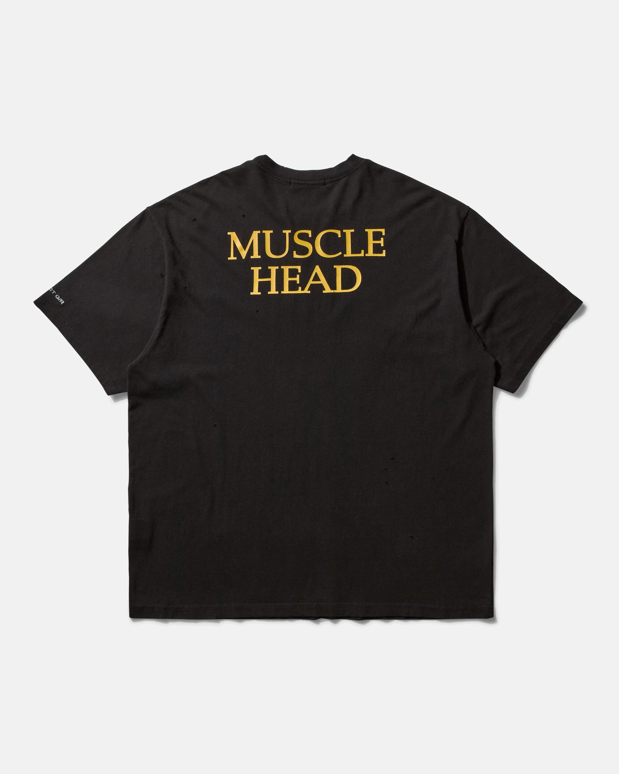Men's Muscle Head T-Shirt Washed Black