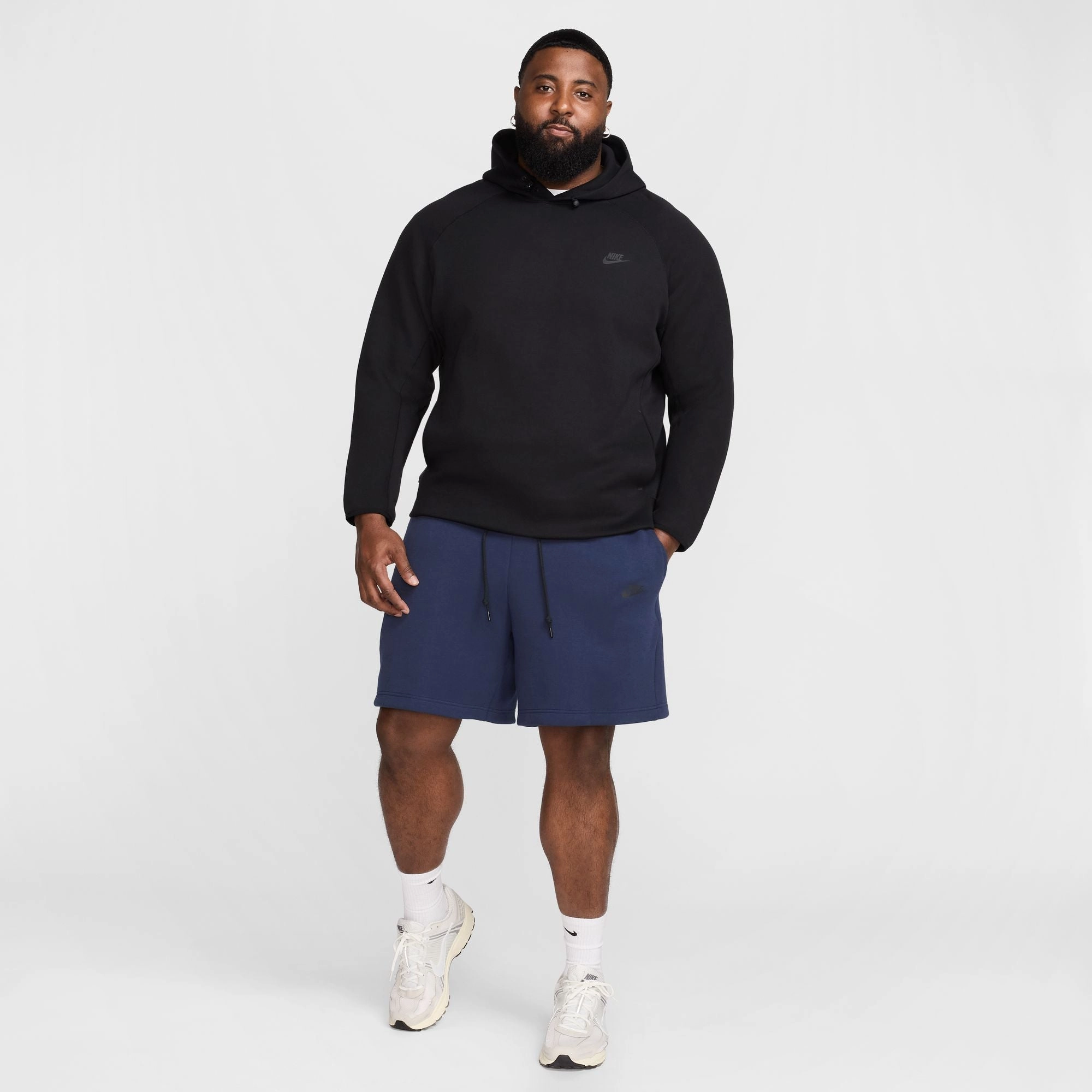 Men's Nike Sportswear Tech FleeceShorts - OBSIDIAN/BLACK
