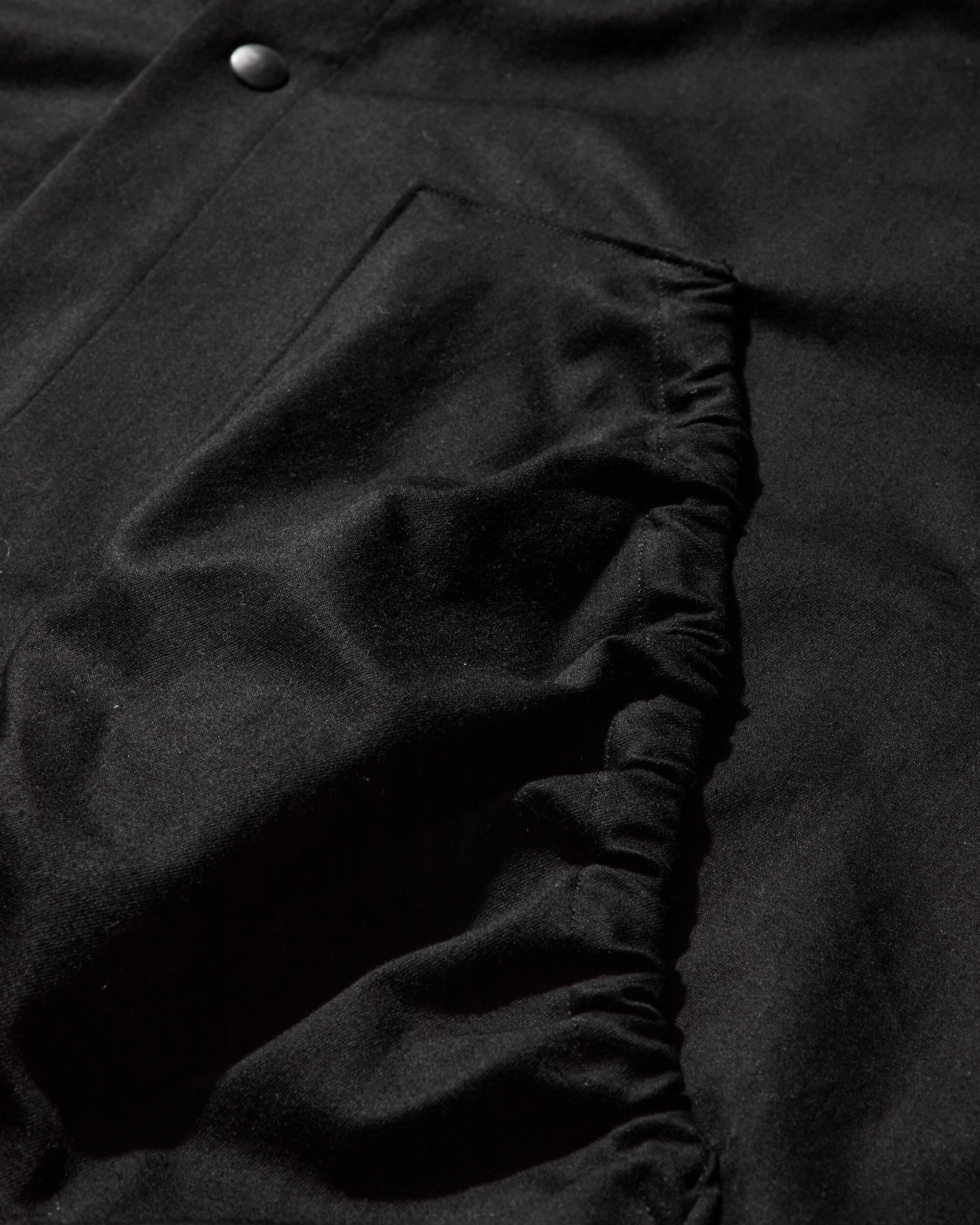 Men's Parka Shell Jacket Black