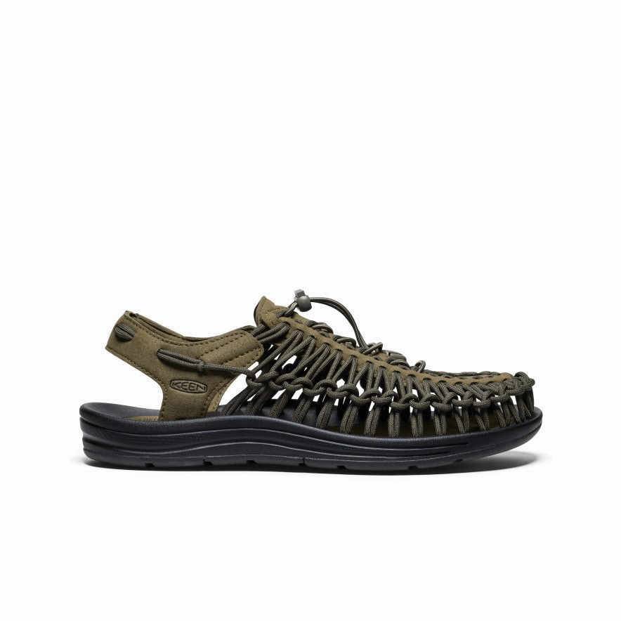 Men's UNEEK Sneaker  |  Dark Olive/Black