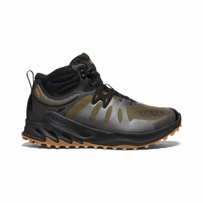 Men's Zionic Waterproof Hiking Boot  |  Dark Olive/Scarlet Ibis