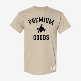 mens premiumgoods. tee rodeo (limestone)