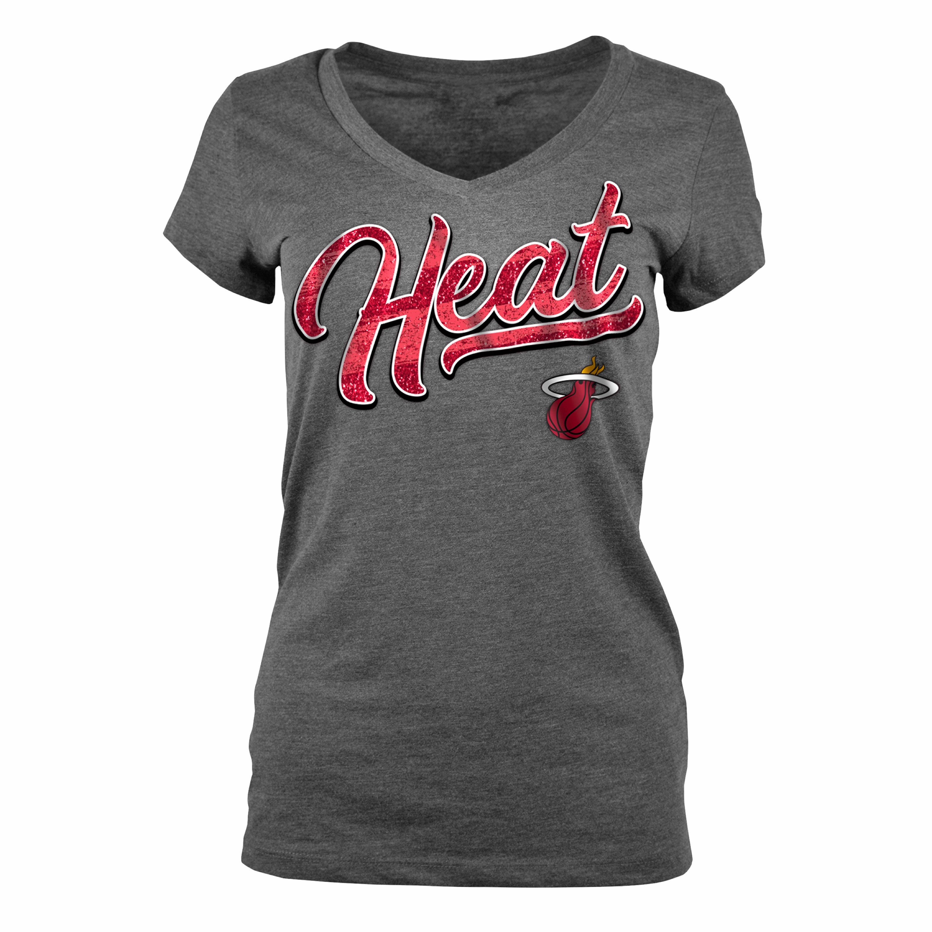 New ERA Miami HEAT Ladies Short Sleeve VNeck Tee