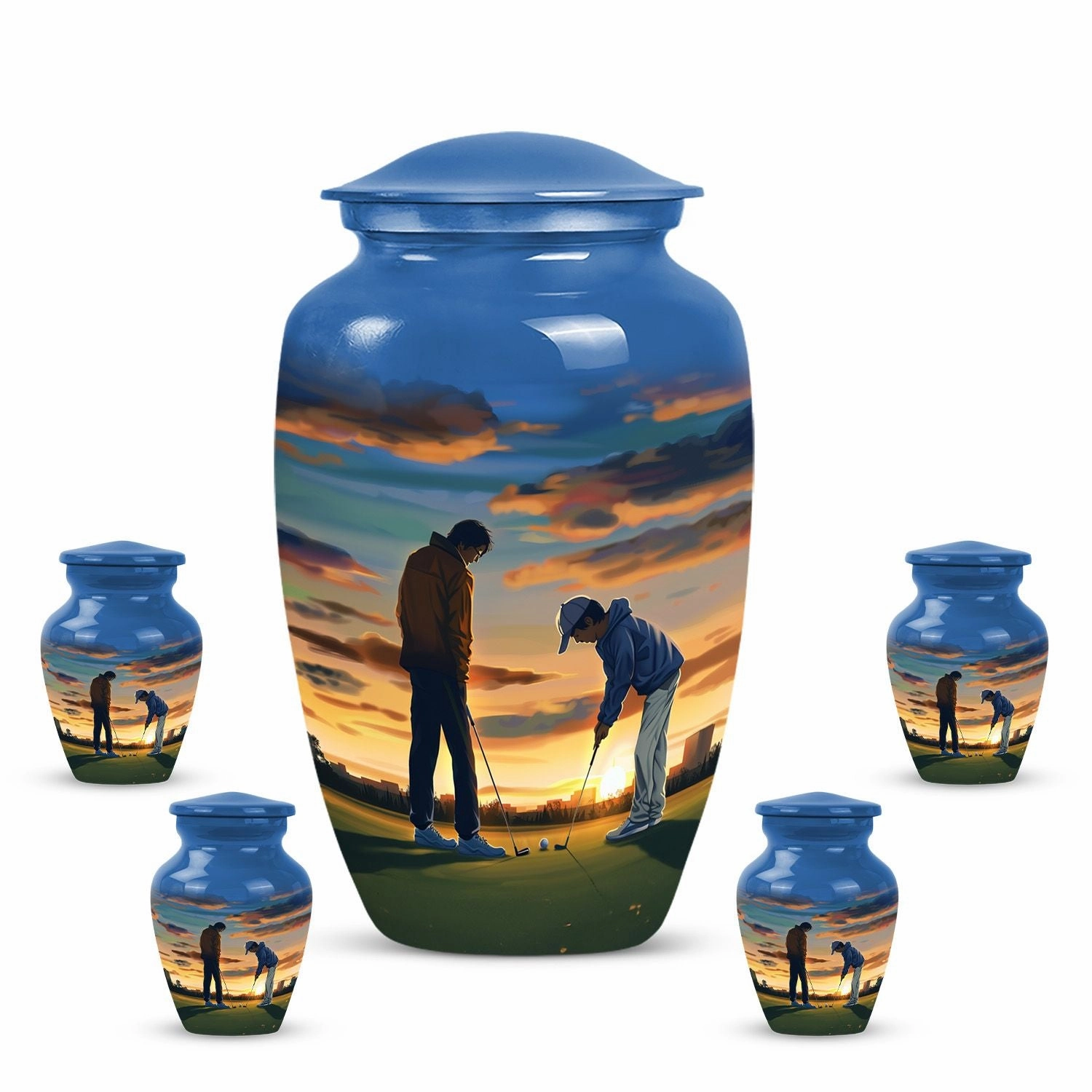 Reign: Golf Urn - Vessel for Cherishing Adult Female Ashes