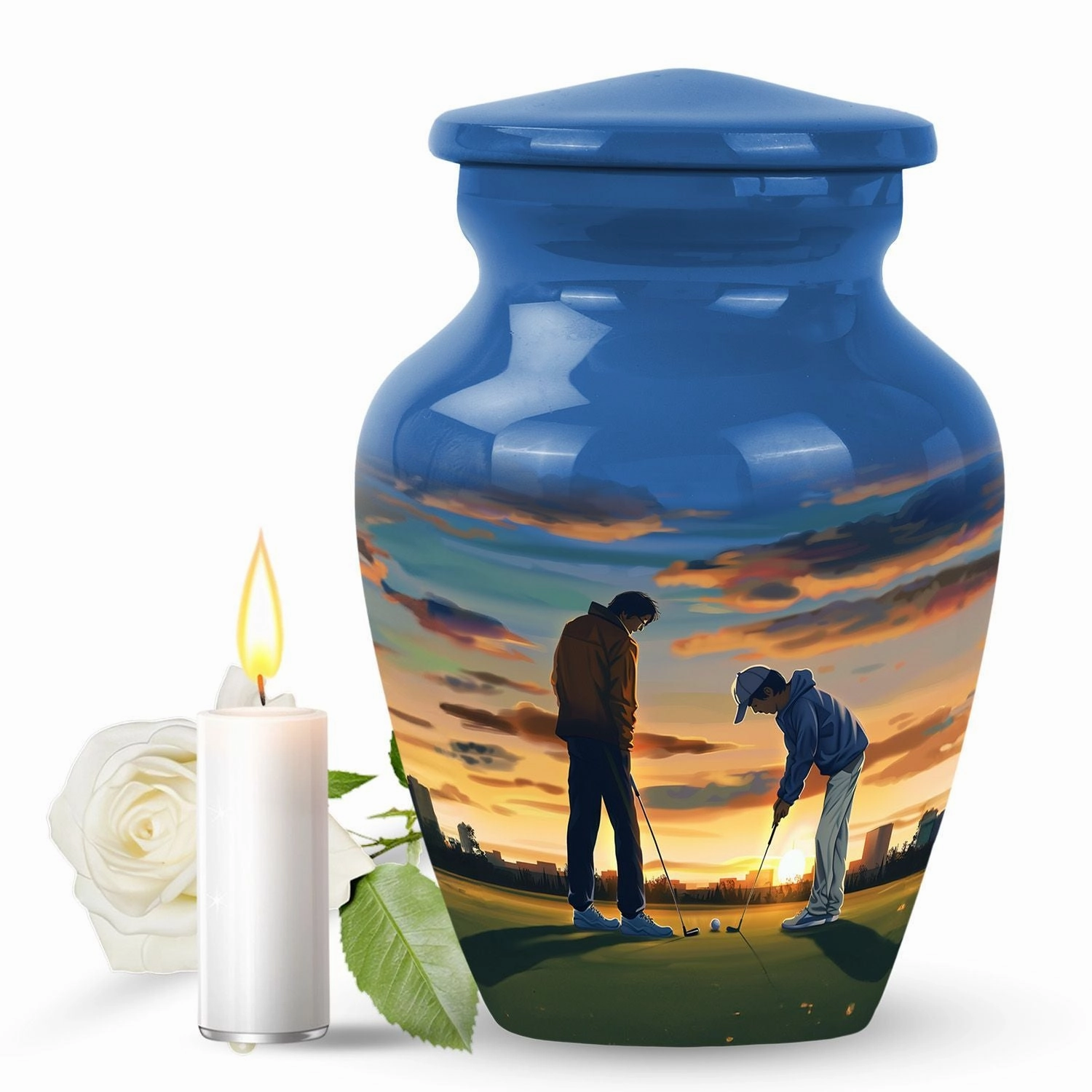Reign: Golf Urn - Vessel for Cherishing Adult Female Ashes