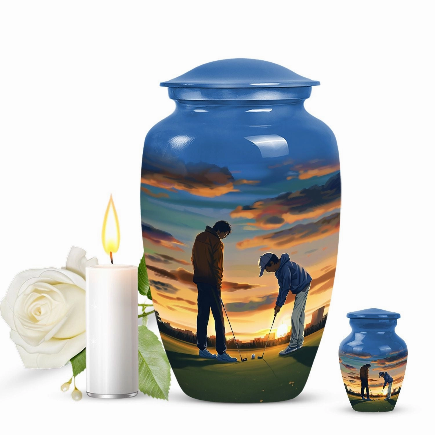 Reign: Golf Urn - Vessel for Cherishing Adult Female Ashes
